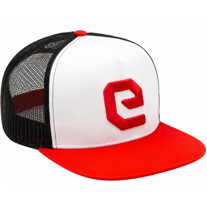 Eleveit Cap Logo biało-czerwony