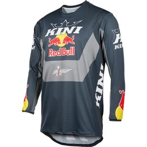 Koszulka motocrossowa KINI Red Bull MXC 1.0 w kolorze antracytowym