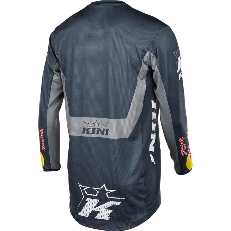 Koszulka motocrossowa KINI Red Bull MXC 1.0 w kolorze antracytowym
