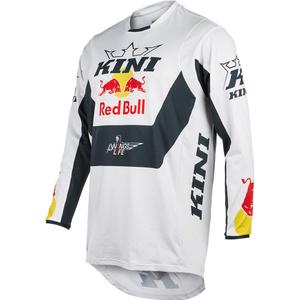 Koszulka motocrossowa KINI Red Bull MXC 1.0 biała