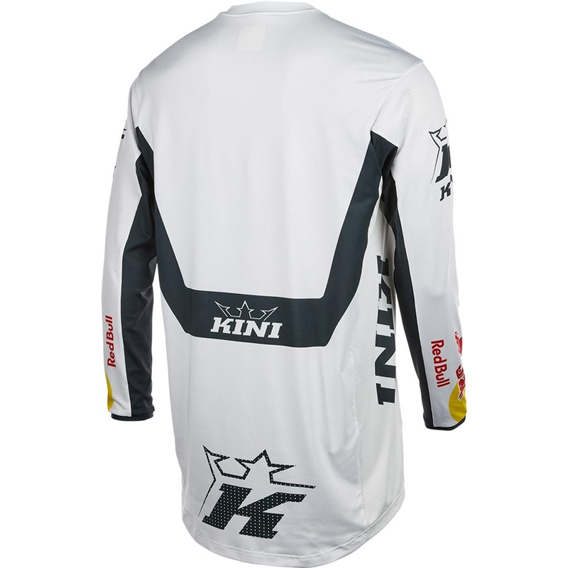 Koszulka motocrossowa KINI Red Bull MXC 1.0 biała
