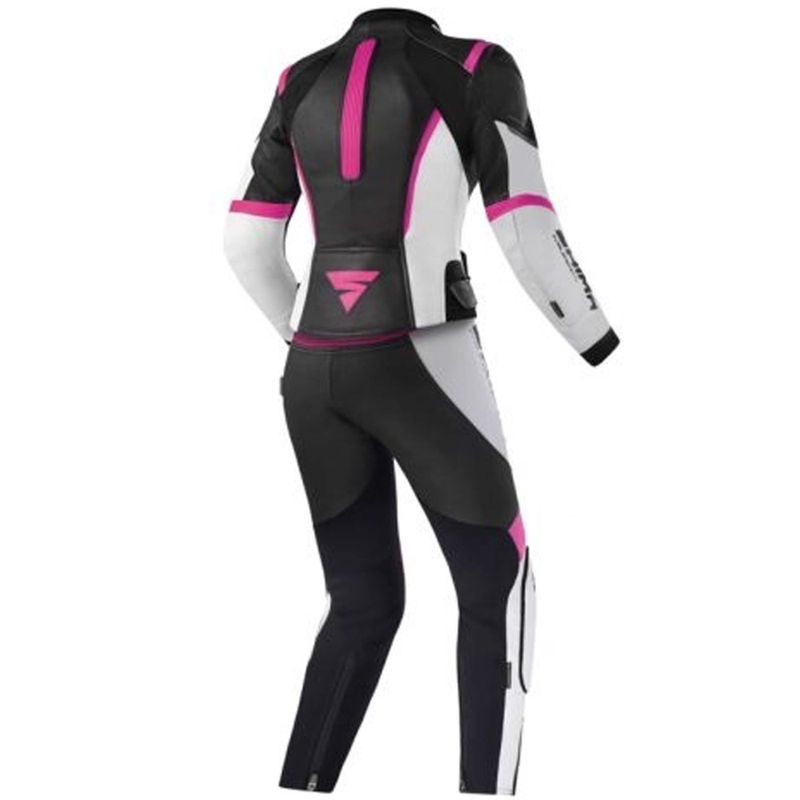 Damski kombinezon motocyklowy Shima Miura 2.0 w kolorze czarno-biało-różowym