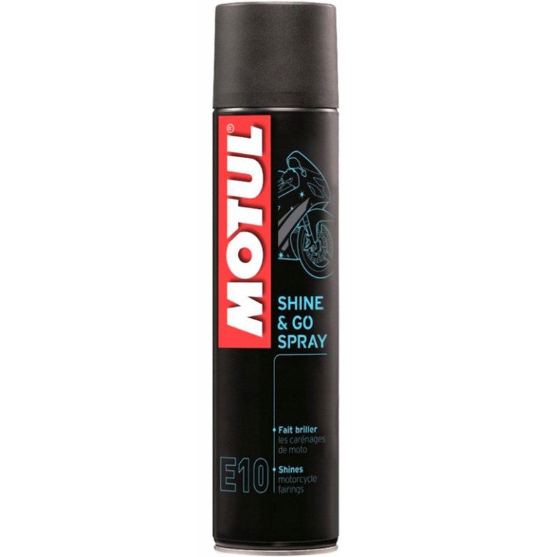 Spray do pielęgnacji plastików Motul E10 Shine & Go 400 ml