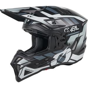 Kask motocrossowy O'Neal EX-SRS Dust czarno-szary