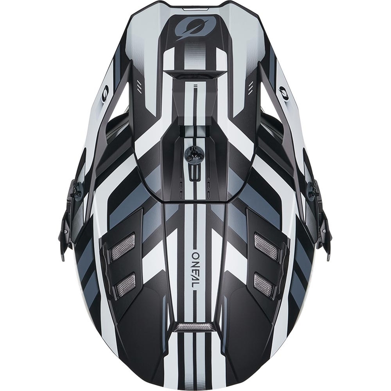 Kask motocrossowy O'Neal EX-SRS Dust czarno-szary