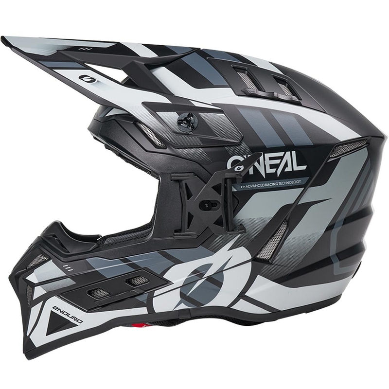 Kask motocrossowy O'Neal EX-SRS Dust czarno-szary