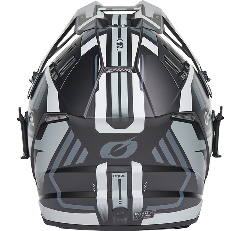 Kask motocrossowy O'Neal EX-SRS Dust czarno-szary