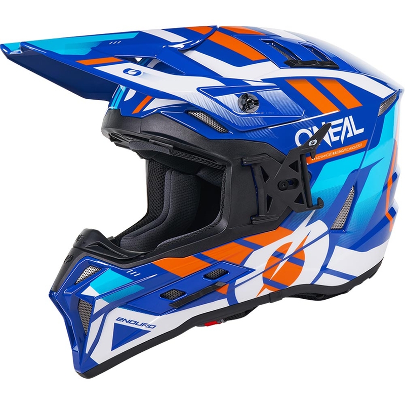 Kask motocrossowy O´Neal EX-SRS Dust niebiesko-pomarańczowy