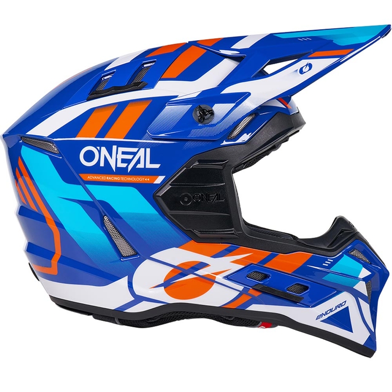 Kask motocrossowy O´Neal EX-SRS Dust niebiesko-pomarańczowy