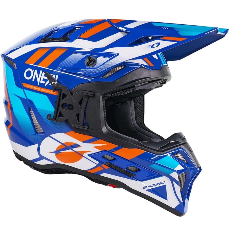 Kask motocrossowy O´Neal EX-SRS Dust niebiesko-pomarańczowy