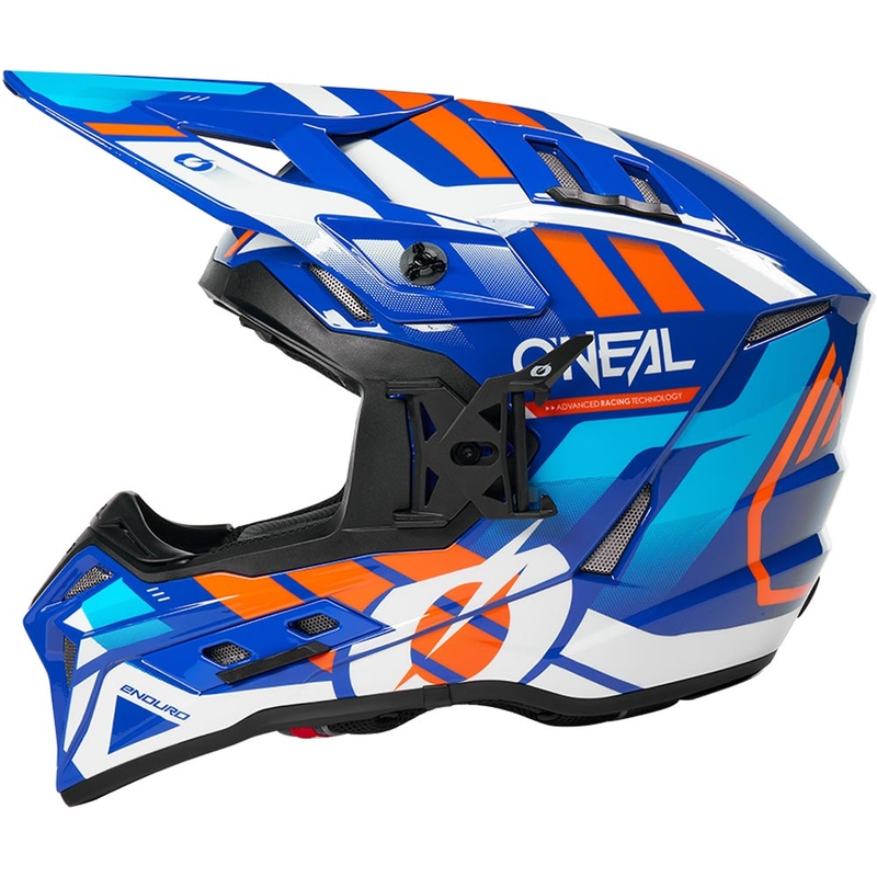 Kask motocrossowy O´Neal EX-SRS Dust niebiesko-pomarańczowy