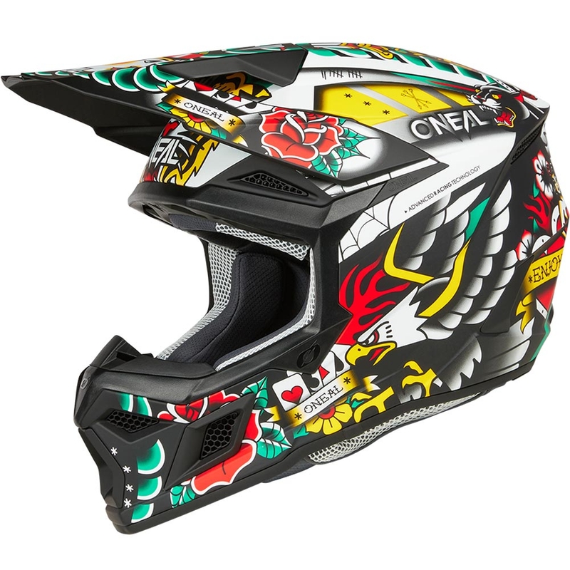 Kask motocrossowy dziecięcy O'Neal 3SRS Inked multicolor