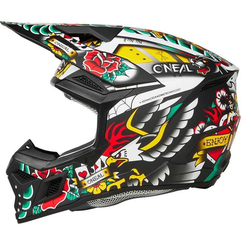 Kask motocrossowy dziecięcy O'Neal 3SRS Inked multicolor