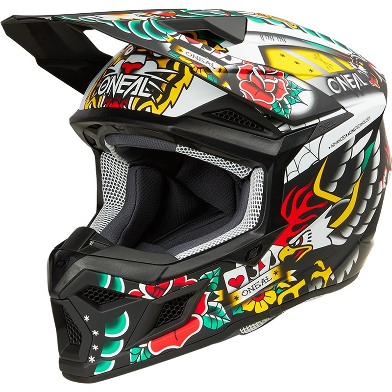 Kask motocrossowy dziecięcy O'Neal 3SRS Inked multicolor