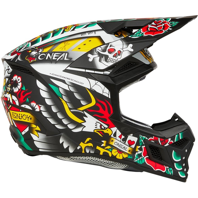Kask motocrossowy dziecięcy O'Neal 3SRS Inked multicolor