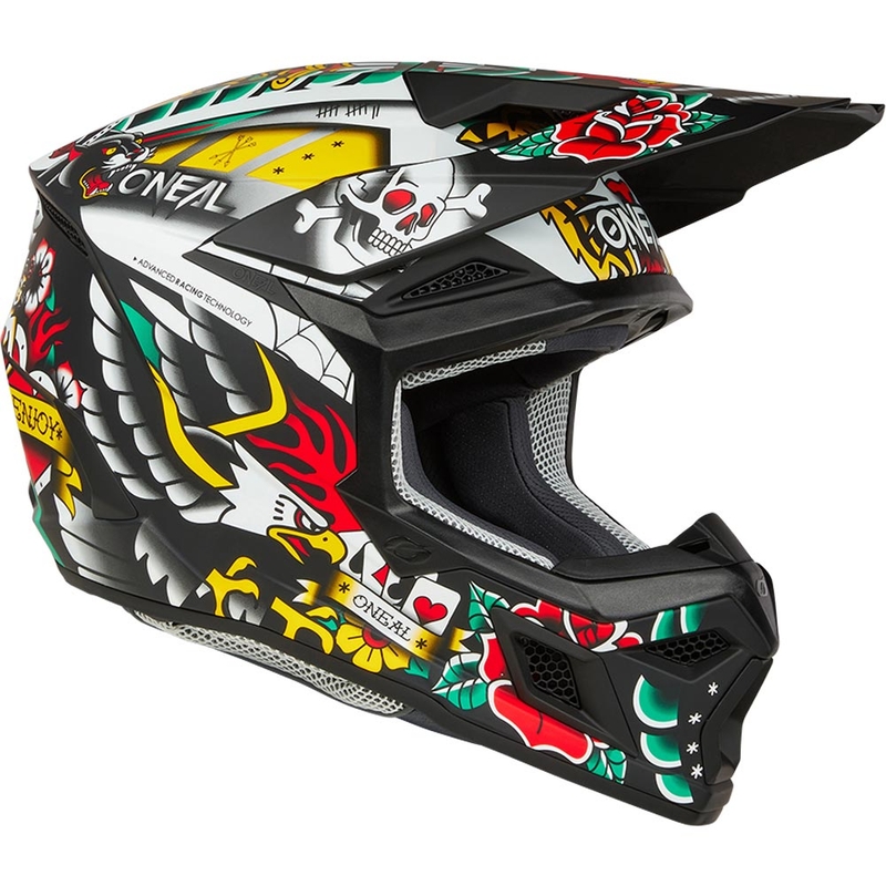 Kask motocrossowy dziecięcy O'Neal 3SRS Inked multicolor