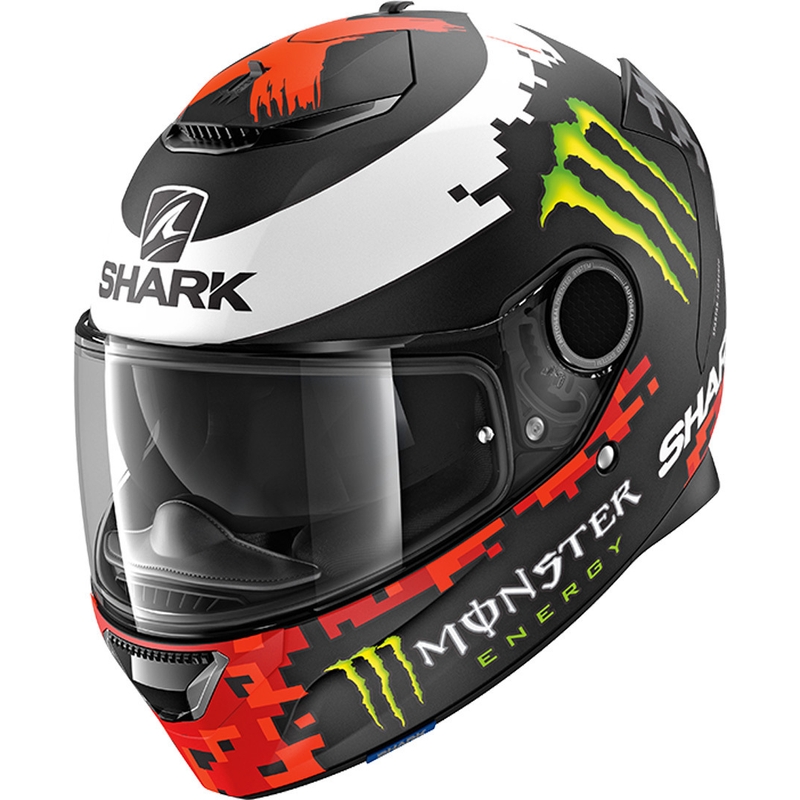 Integralny kask motocyklowy SHARK SPARTAN 1.2 Lorenzo Monster 2018 Mat wyprzedaż