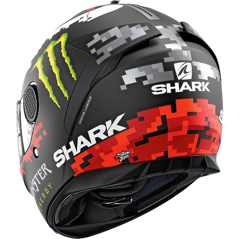 Integralny kask motocyklowy SHARK SPARTAN 1.2 Lorenzo Monster 2018 Mat wyprzedaż