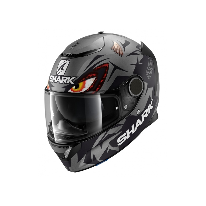 Integralny kask motocyklowy SHARK SPARTAN 1.2 Lorenzo Austria GP Mat czarno-szary wyprzedaż