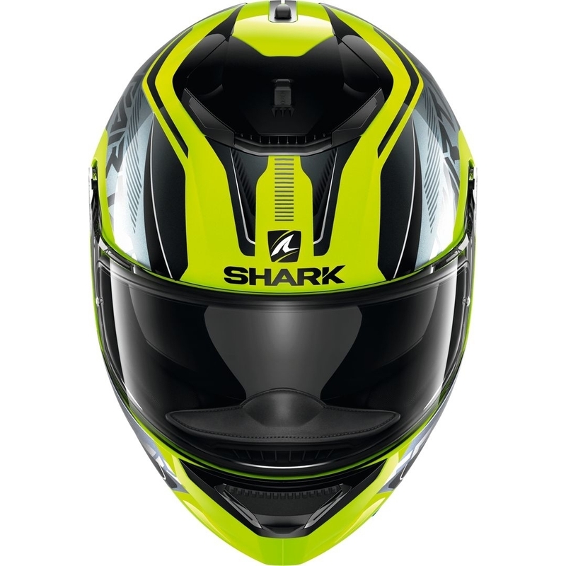 Integralny kask motocyklowy SHARK SPARTAN Karken czarno-fluo żółty wyprzedaż