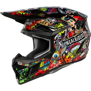 Kask motocrossowy O'Neal 3SRS Crank wielokolorowy