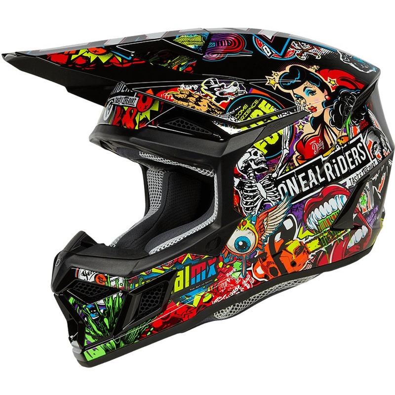 Kask motocrossowy O'Neal 3SRS Crank wielokolorowy