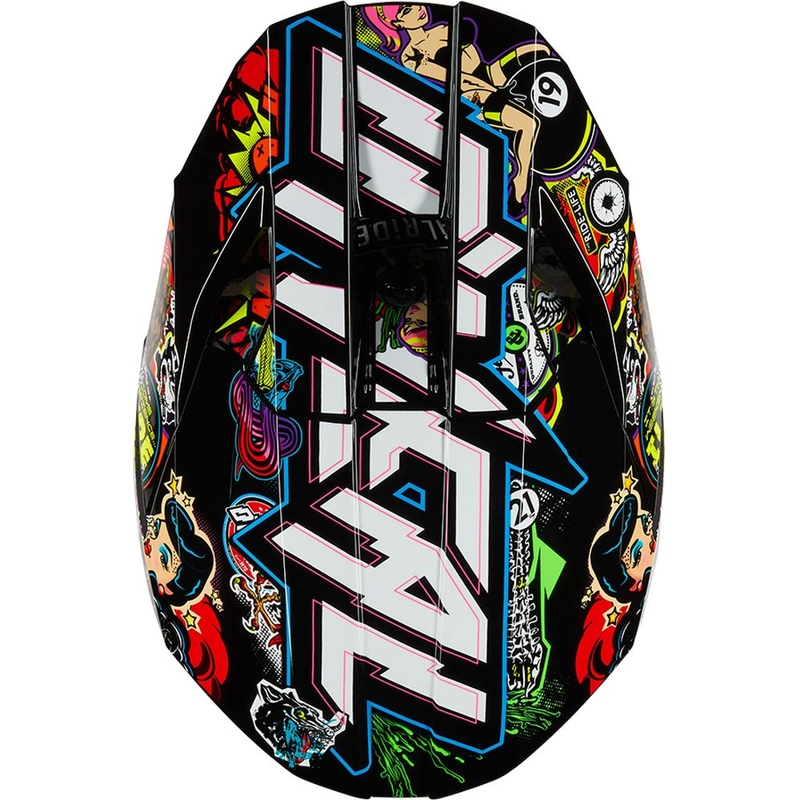 Kask motocrossowy O'Neal 3SRS Crank wielokolorowy