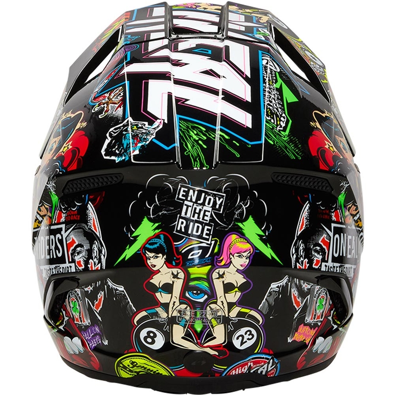 Kask motocrossowy O'Neal 3SRS Crank wielokolorowy