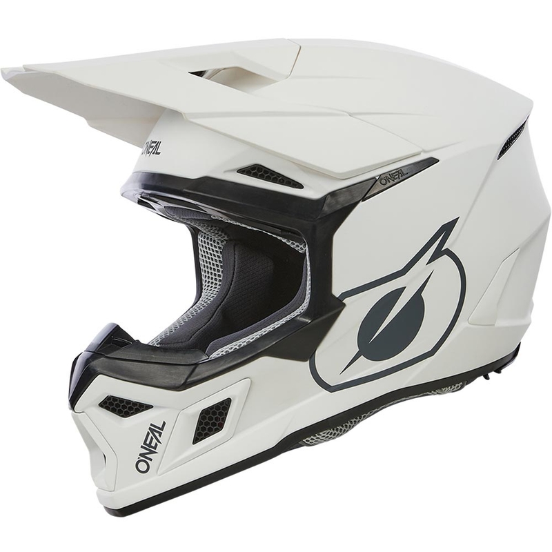 Kask motocrossowy O´Neal 3SRS Solid matowy biały