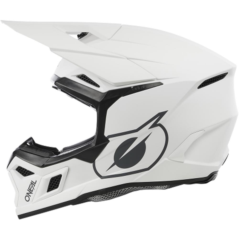 Kask motocrossowy O´Neal 3SRS Solid matowy biały