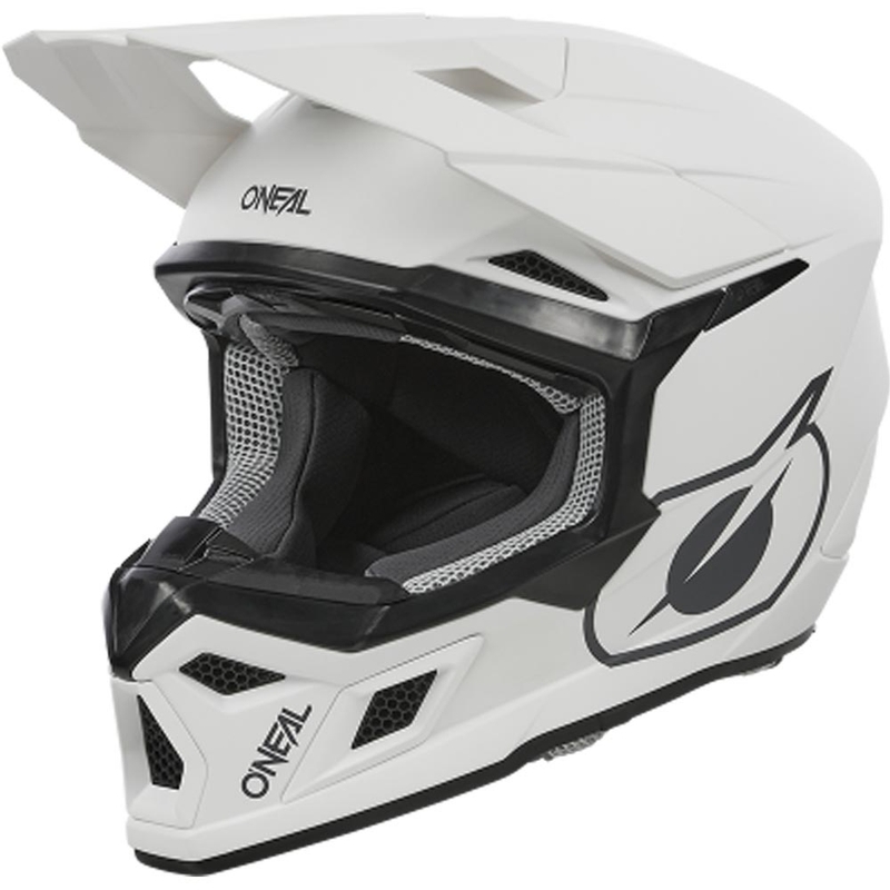 Kask motocrossowy O´Neal 3SRS Solid matowy biały