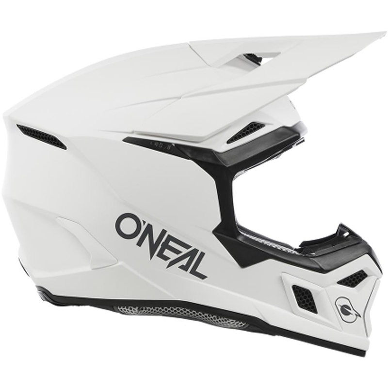 Kask motocrossowy O´Neal 3SRS Solid matowy biały