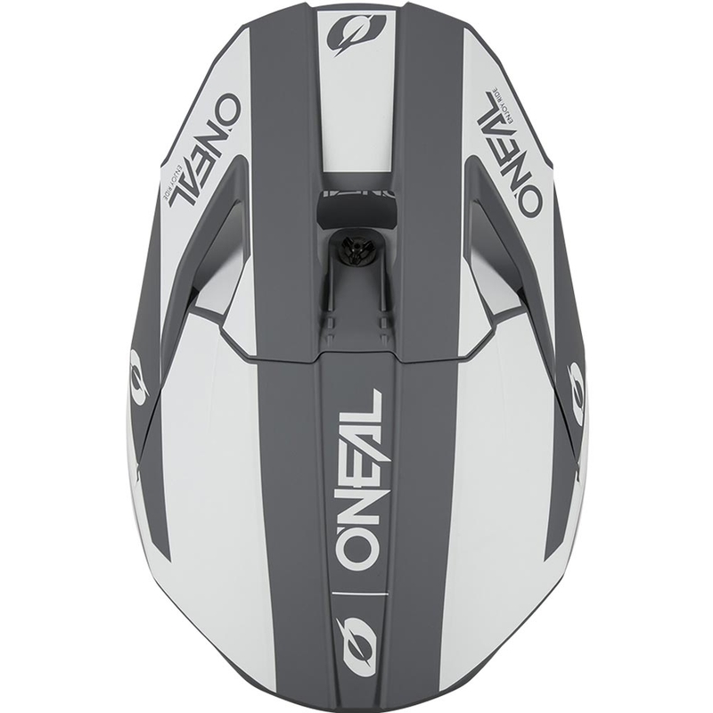 Kask motocrossowy O´Neal 3SRS Solid matowy biało-szary