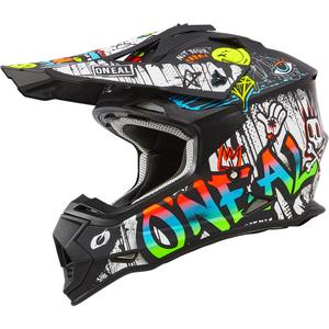 Kask motocrossowy O´Neal 2SRS Rancid matowy czarno-biały