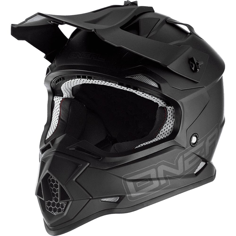 Kask motocrossowy O´Neal 2SRS Flat matowy czarny
