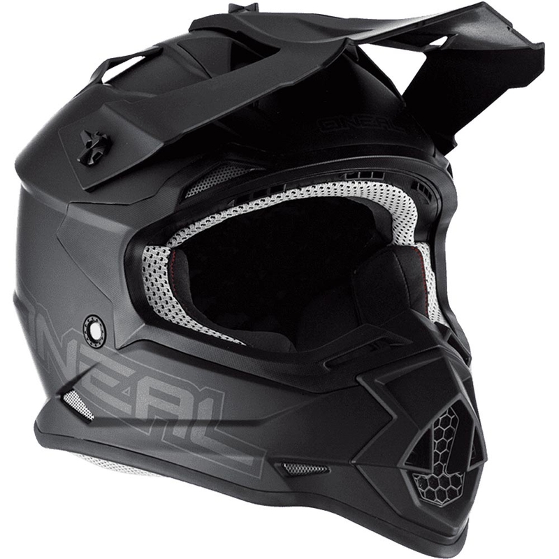 Kask motocrossowy O´Neal 2SRS Flat matowy czarny