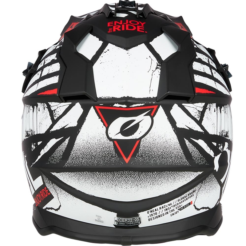 Kask motocrossowy O´Neal 2SRS Glitch czarno-biały