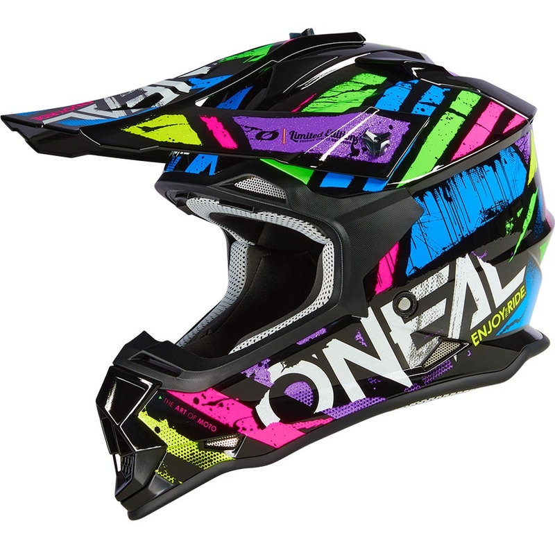 Kask motocrossowy O'Neal 2SRS Glitch wielokolorowy
