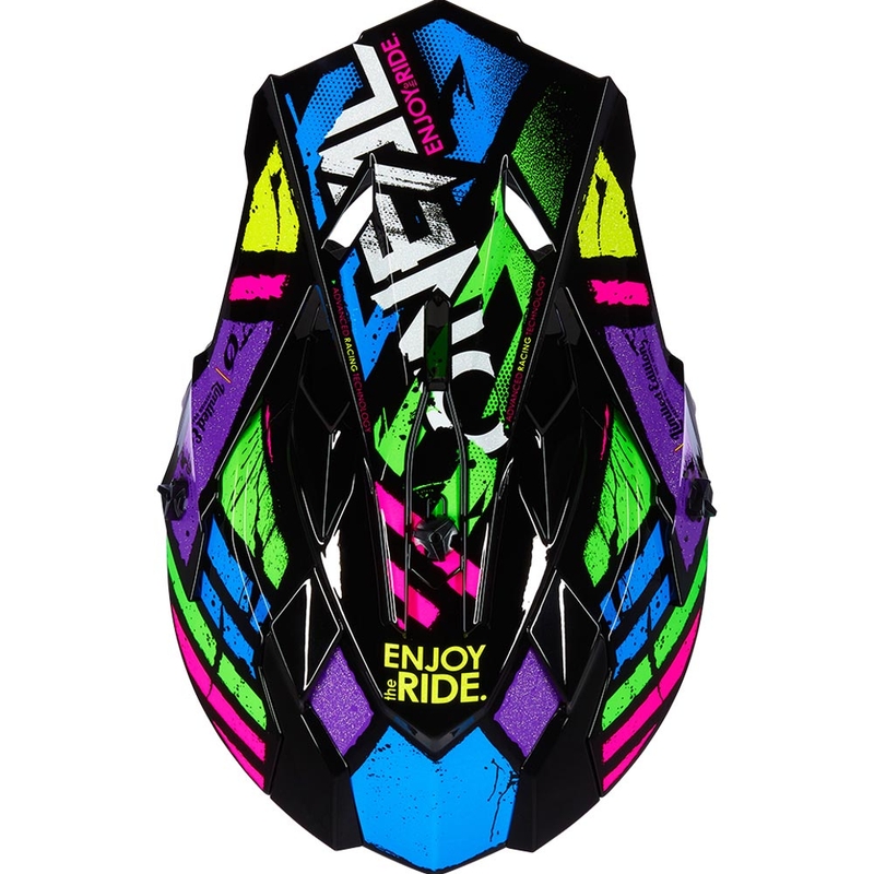 Kask motocrossowy O'Neal 2SRS Glitch wielokolorowy