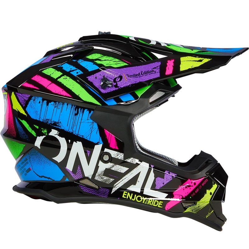 Kask motocrossowy O'Neal 2SRS Glitch wielokolorowy