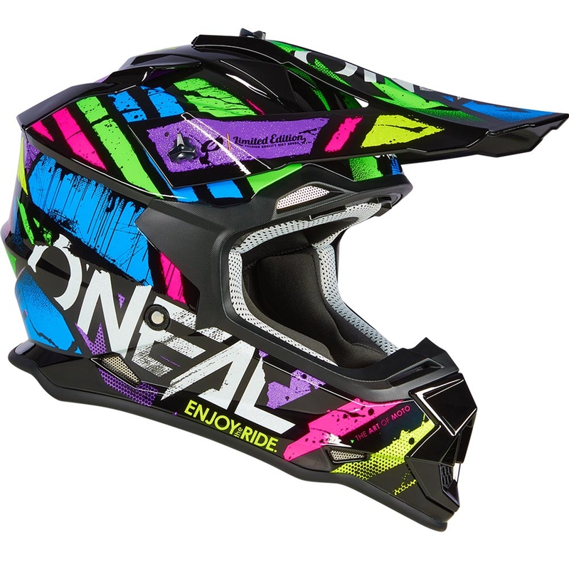 Kask motocrossowy O'Neal 2SRS Glitch wielokolorowy