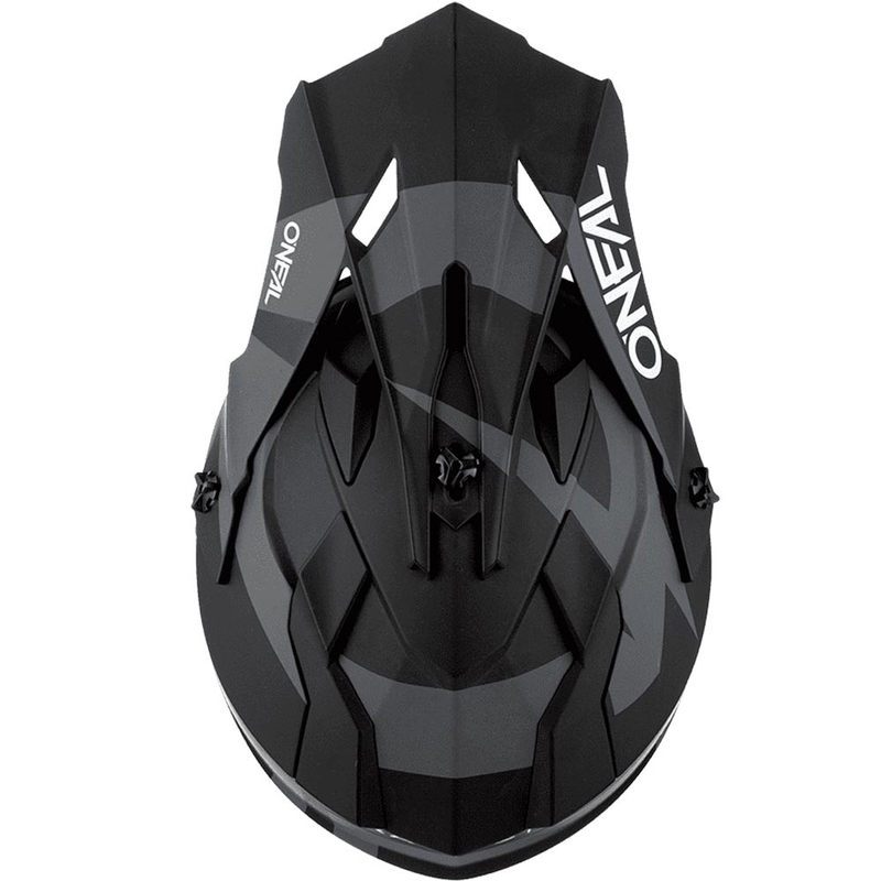 Kask motocrossowy O'Neal 2SRS Slick czarno-szary