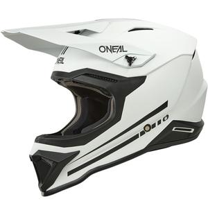 Kask motocrossowy O'Neal 1SRS Solid matowy biały
