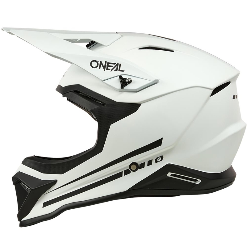 Kask motocrossowy O'Neal 1SRS Solid matowy biały