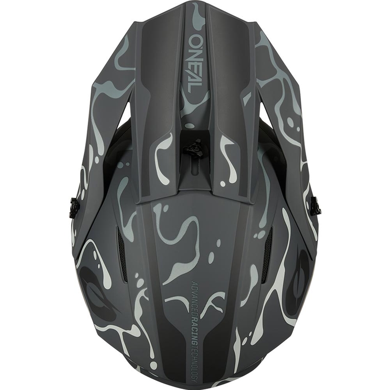 Kask motocrossowy O´Neal 1SRS Splash matowy czarno-szary