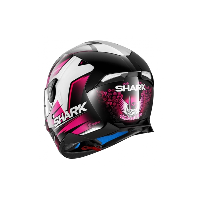 Kask integralny SHARK SKWAL 2 Oliveira czarno-biało-różowy