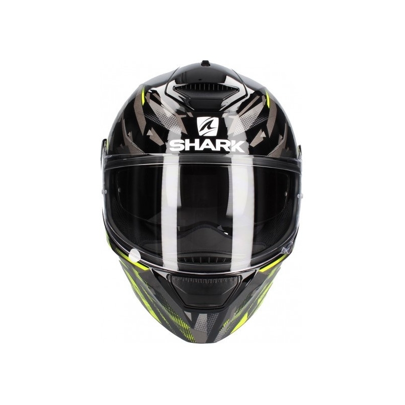 Integralny kask motocyklowy SHARK D-SKWAL Kanhji czarno-szaro-żółty