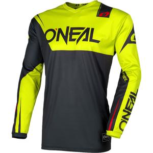 Koszulka motocrossowa O'Neal Element Racewear czarno-żółta