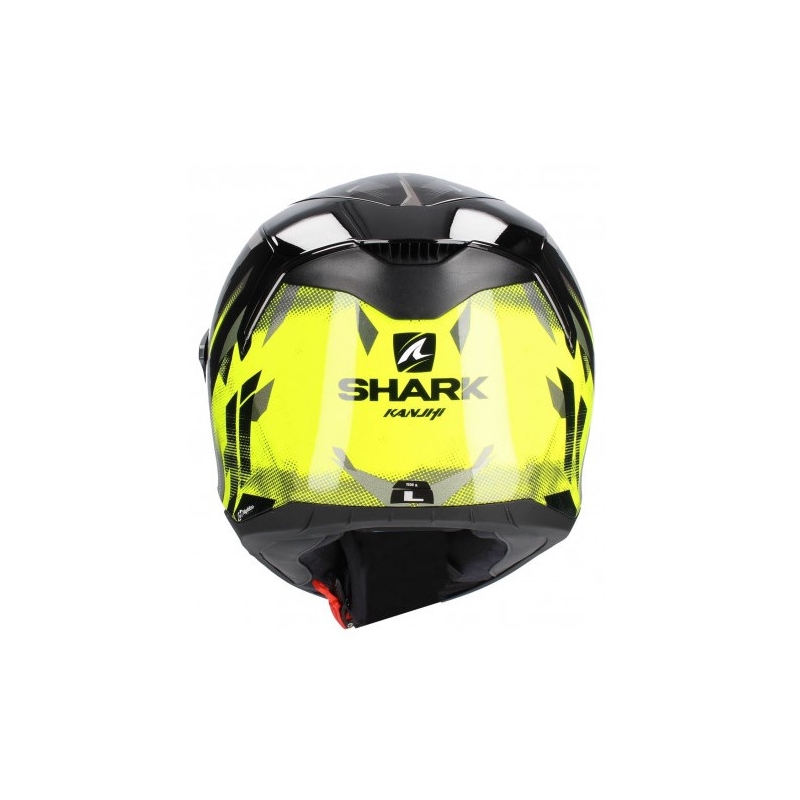 Integralny kask motocyklowy SHARK D-SKWAL Kanhji czarno-szaro-żółty