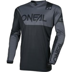 Koszulka motocrossowa O'Neal Element Racewear czarno-szara
